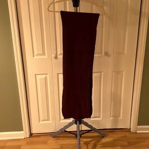 Coach maroon purple wool scarf